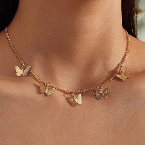 Women's necklace Fashion Outdoor Butterfly Necklaces
